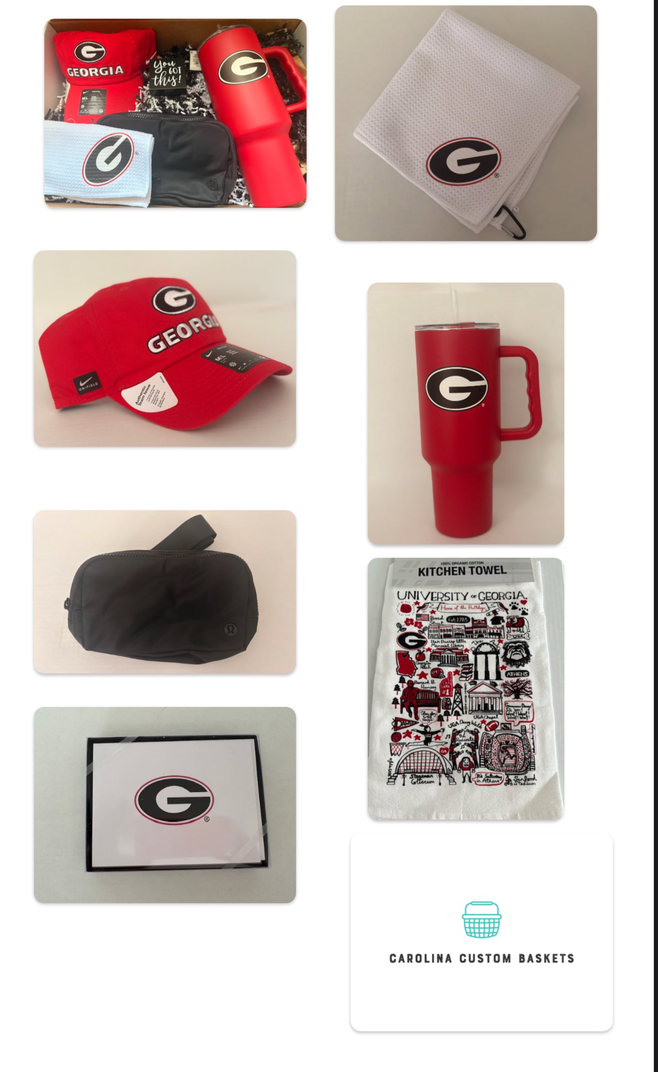 University of Georgia (UGA) Custom Gift Basket for the Newly Accepted, Graduating, Alumni & Fans