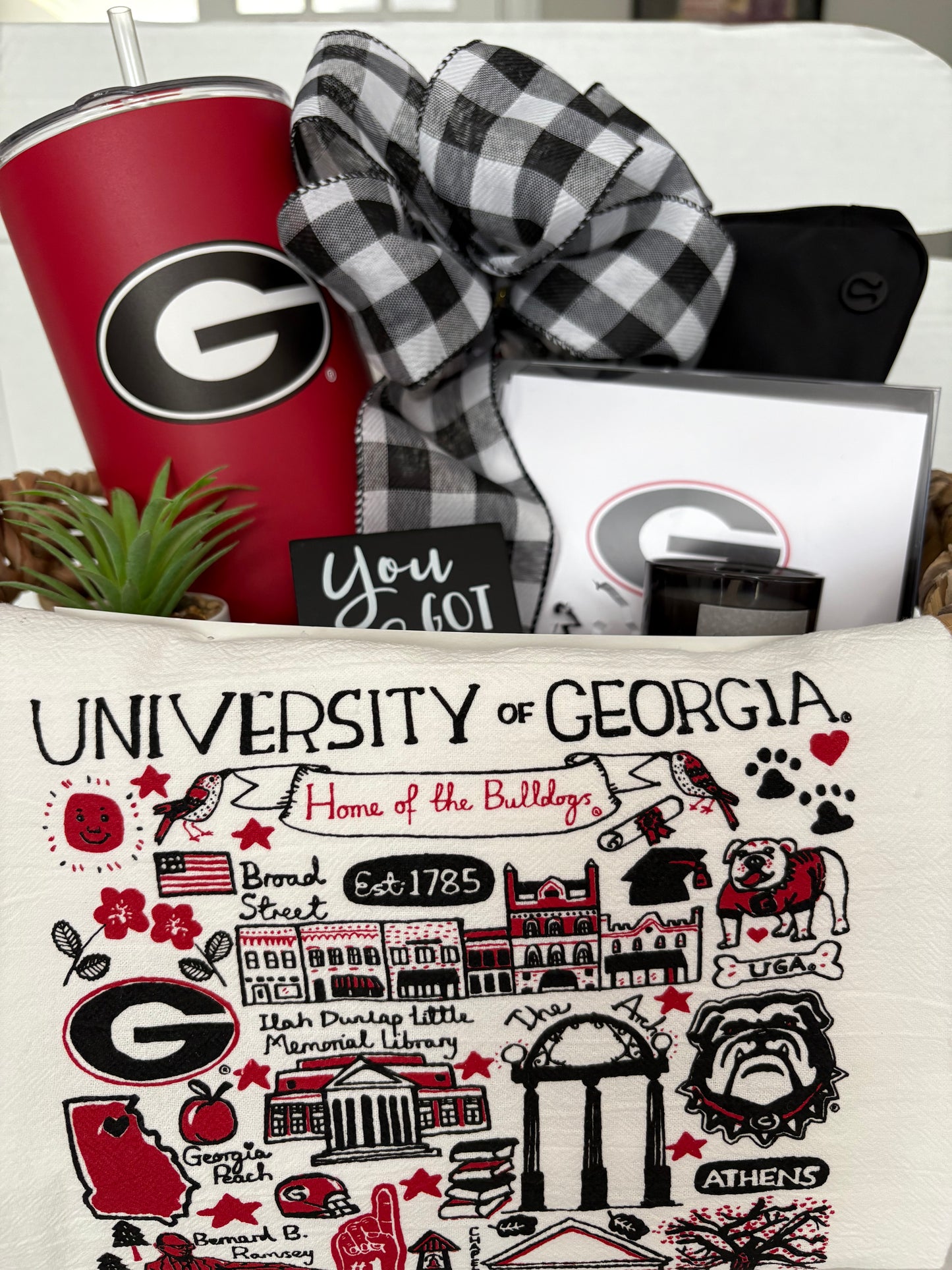 University of Georgia (UGA) Custom Gift Basket for the Newly Accepted, Graduating, Alumni & Fans
