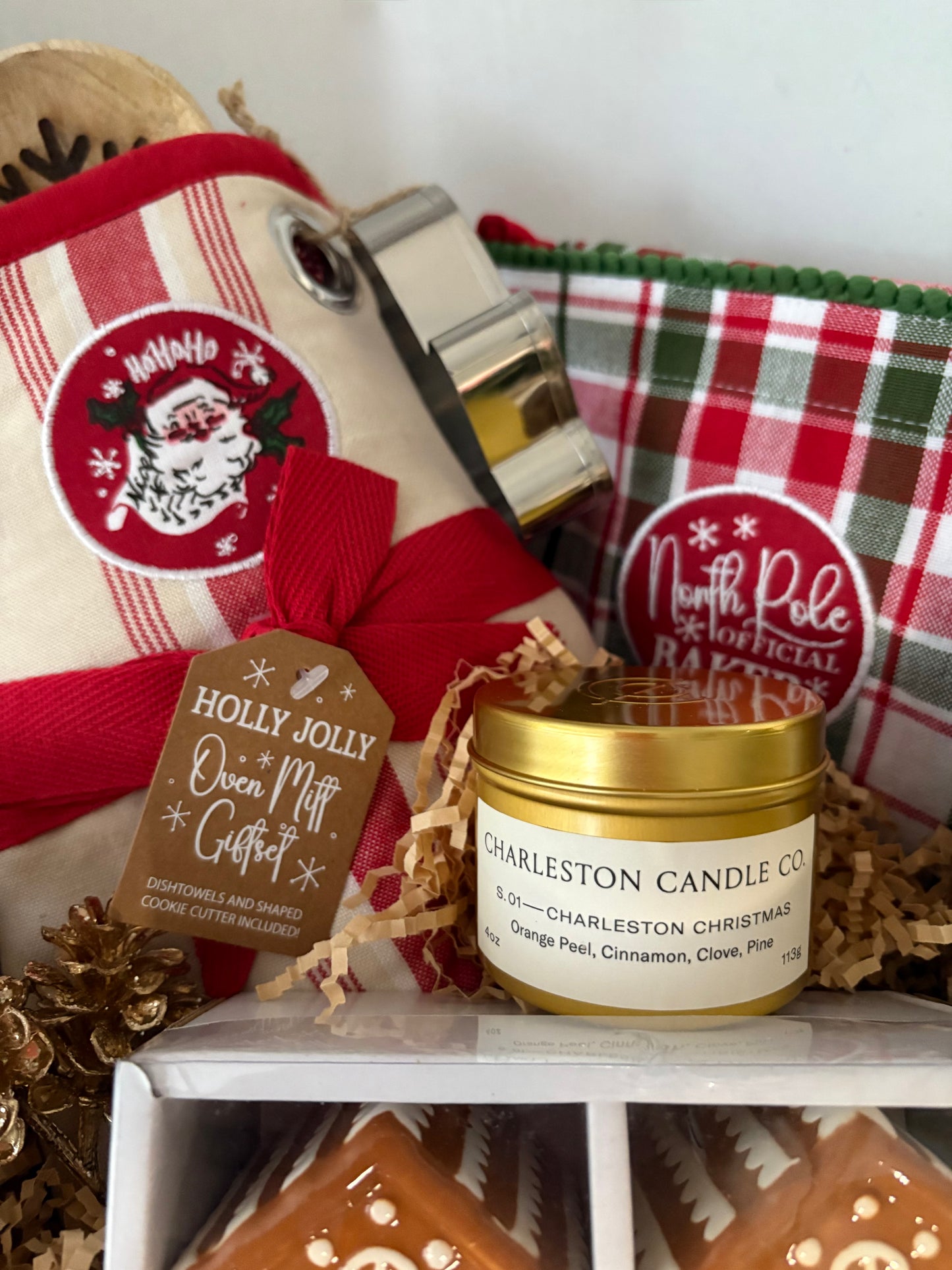 Holly Jolly Christmas Gift Basket