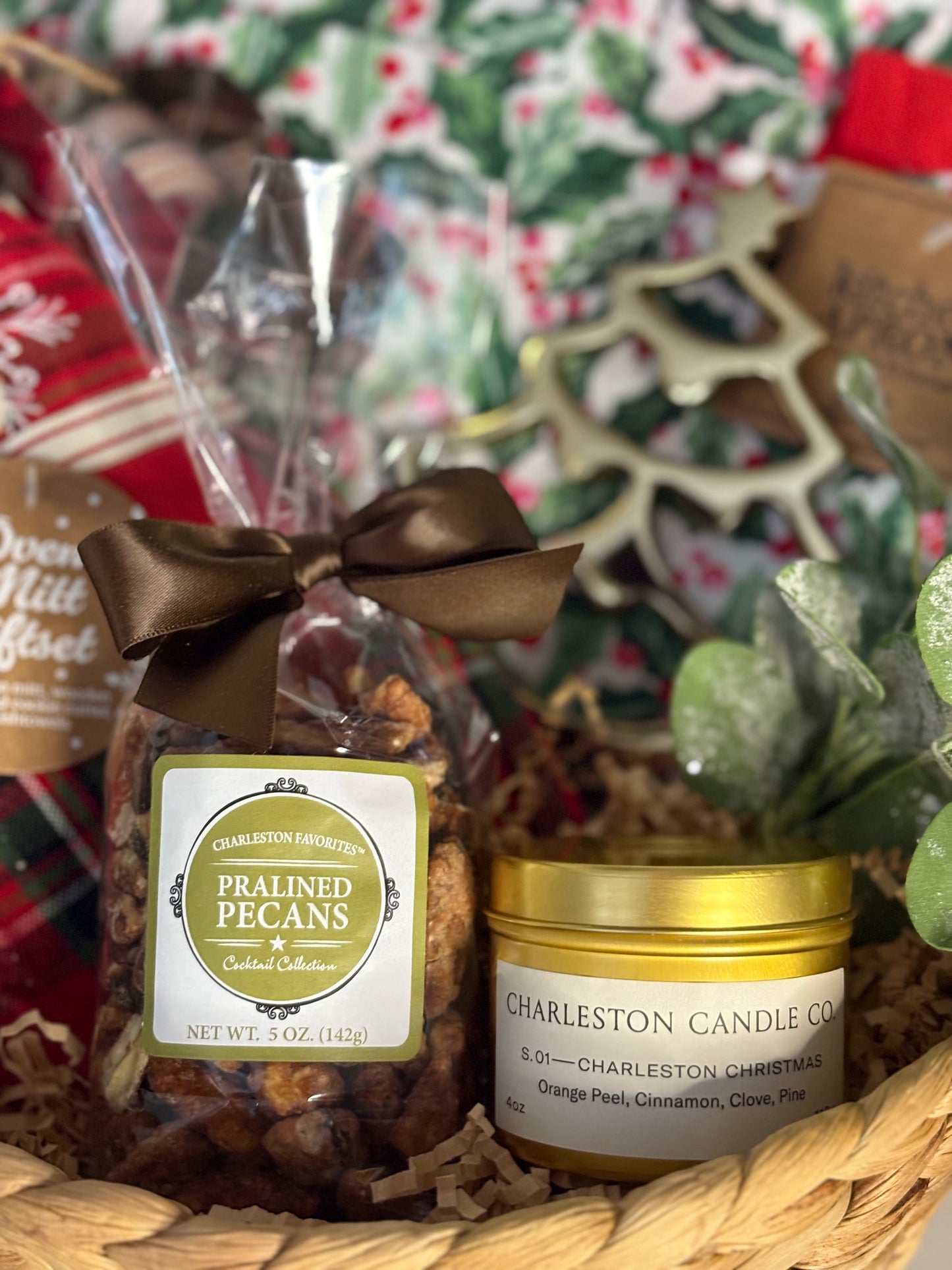 Holiday Cheer Christmas Basket