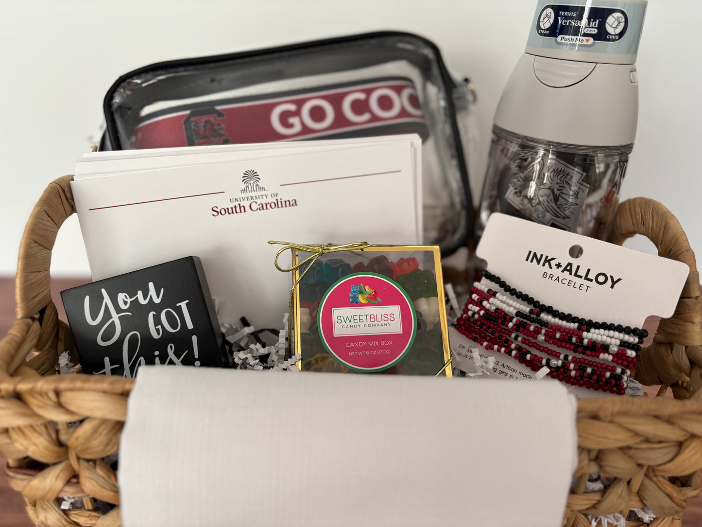 University of South Carolina (USC) Gamecocks Gift Basket